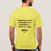 Teljesen el vagyok aleva férfi rövidujjú t-shirt (Achterkant)