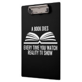 Telkens wanneer je kijkt naar de realiteit van TV- Klembord (Links)