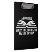 Telkens wanneer je kijkt naar de realiteit van TV- Klembord (Rechts)