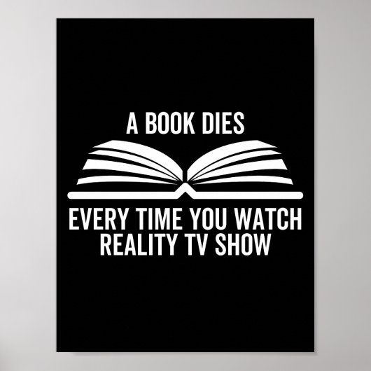 Telkens wanneer je kijkt naar de realiteit van TV- Poster (Voorkant)