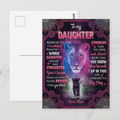 Telkens wanneer u zich overweldigd voelt, voel je  briefkaart (Voorkant / Achterkant)