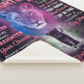 Telkens wanneer u zich overweldigd voelt, voel je sherpa deken (3/4)