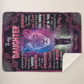 Telkens wanneer u zich overweldigd voelt, voel je sherpa deken (Voorkant (horizontaal))