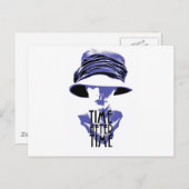 Telkens weer BLEU Chapeau Briefkaart (Voorkant / Achterkant)