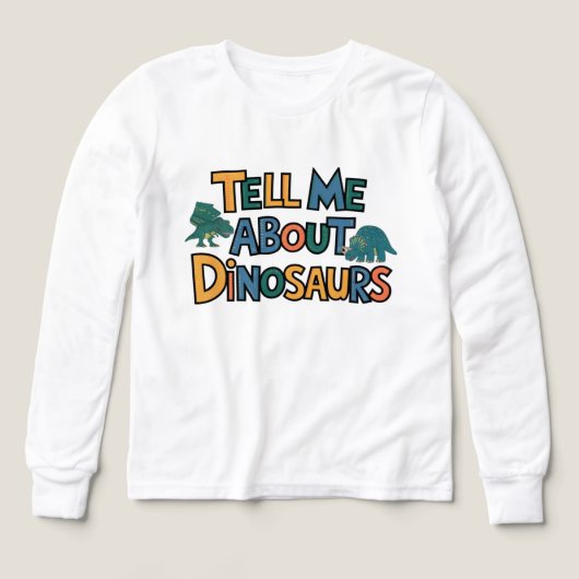 Tell Me About Dinosaurs - Fun Dinosaur Lover  (Voorkant)