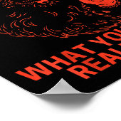 Tell Me What You Want Funny Christmas Santa Xmas W Poster (Hoek)