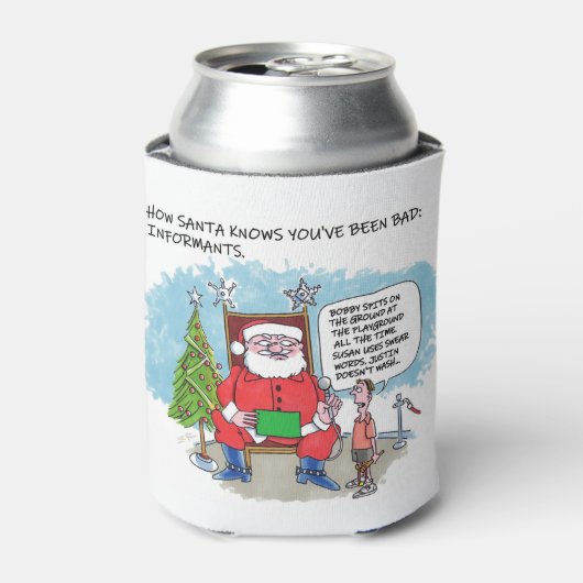 Tell Santa can cooler (Blikje Voorkant)