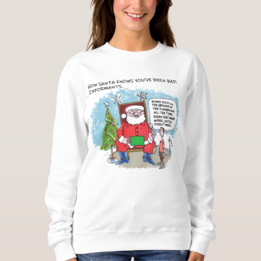 Tell Santa sweatshirt (Voorkant)