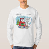 Tell Santa T-shirt met lange mouwen (Voorkant)
