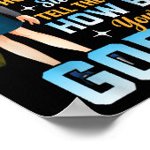 Tell The How Big Your God Is - Christian Motivatio Poster (Hoek)