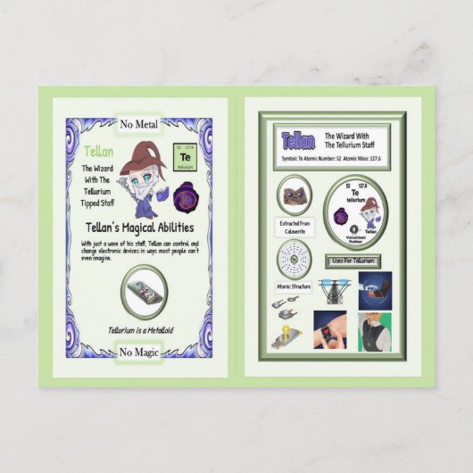 Tellan - Tellurium Trading Kaart (Achterkant)