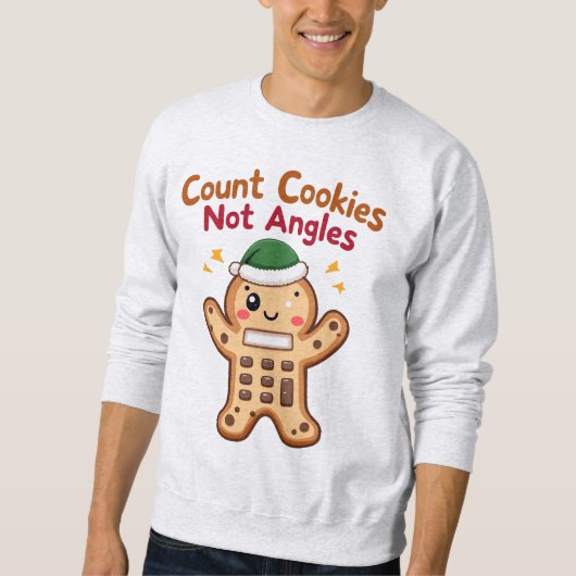 Tellen Cookies Niet Hoeken Cookie Whimsy Trui (Voorkant)