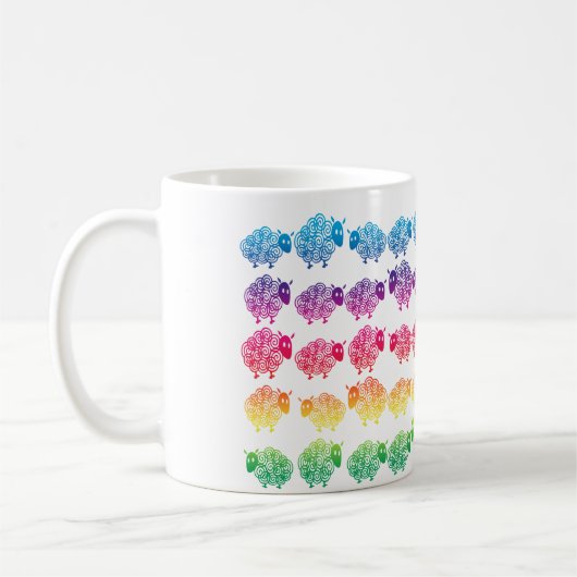 tellen van schapen, tellen van schapen koffiemok (Links)