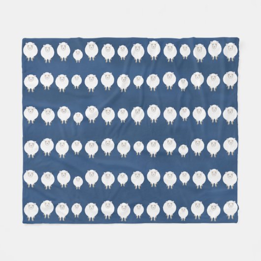 Tellen van schapenvacht deken (Voorkant (Horizontaal))