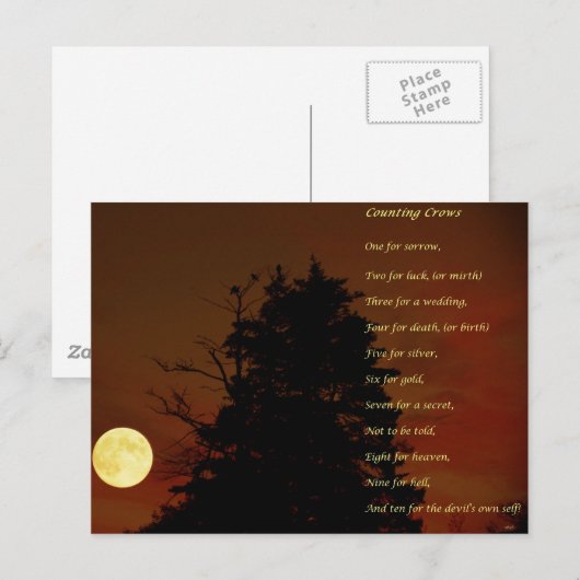 Tellende Briefkaart (Voorkant / Achterkant)