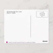 Tellende over de Heer Briefkaart (Achterkant)