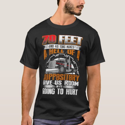 Teller, 70 voet t-shirt (Voorkant)