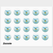 Teller Chick #3 Ronde Sticker (Vel)