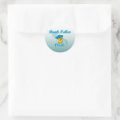 Teller Chick #3 Ronde Sticker (Tas)