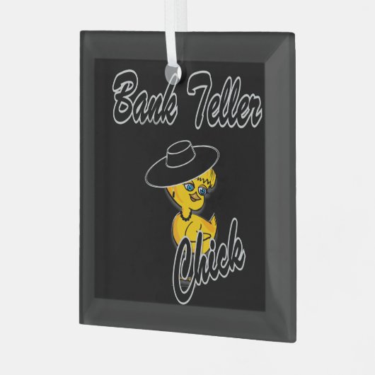 Teller Chick #4 Glas Ornament (Voorkant links)