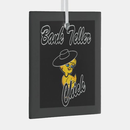 Teller Chick #4 Glas Ornament (Voorkant Rechts)