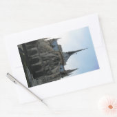 Teller met Notre Dame de Paris Rechthoekige Sticker (Envelop)