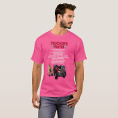 Teller over het traject van de treinbestuurder t-shirt (Voorkant volledig)