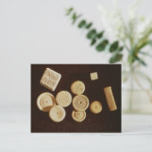 Tellers en dobbels, Gallo-Roman Briefkaart (Staand voorkant)