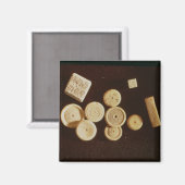Tellers en dobbels, Gallo-Roman Magneet (Voorkant / Achterkant)
