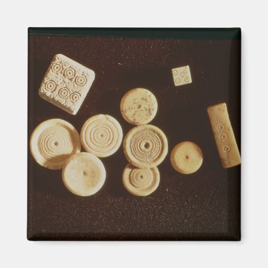 Tellers en dobbels, Gallo-Roman Magneet (Voorkant)