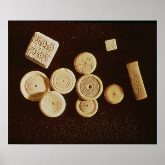 Tellers en dobbels, Gallo-Roman Poster (Voorkant)