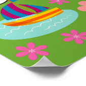 Telling 1 tot 10 in het Engels Poster (Hoek)