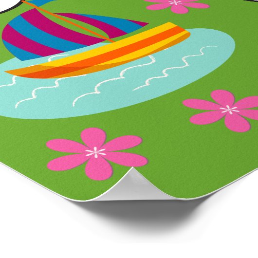 Telling 1 tot 10 in het Frans Poster (Hoek)