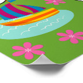 Telling 1 tot 10 in het Italiaans Poster (Hoek)