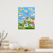 Telling 1 tot 10 in het Japans Poster (Keuken)