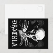 Telling Dracula Halloween Vampier Briefkaart (Voorkant / Achterkant)