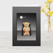 Telling Dracula - het Wenskaart van Halloween Kaart (Gele Bloem)