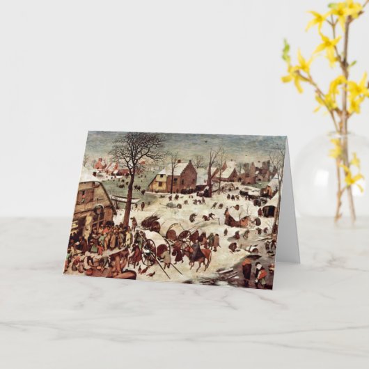 Telling in Bethlehem door Bruegel D. Ä. Pieter Kaart (Gele Bloem)