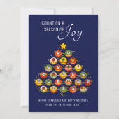 Telling op een seizoen vol vreugde kerstreces (Voorkant)