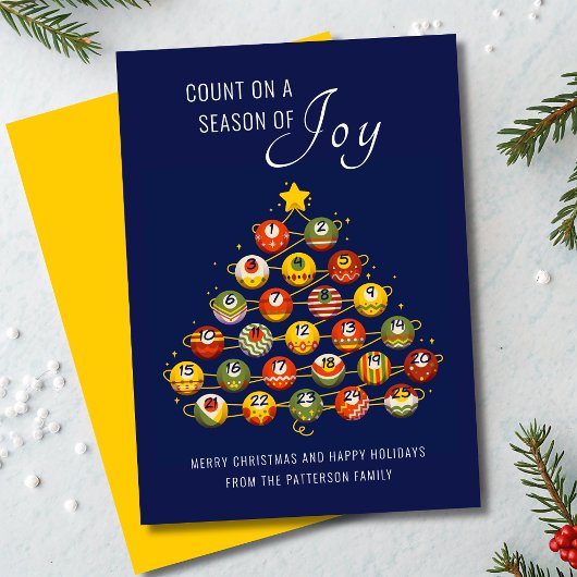 Telling op een seizoen vol vreugde kerstreces