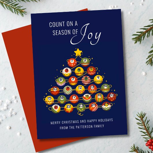 Telling op een seizoen vol vreugde kerstreces