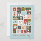 Telling op een seizoen vol vreugde kerstreces (Voorkant)