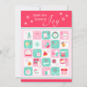 Telling op een seizoen vol vrolijke kerstrecusie r (Voorkant)