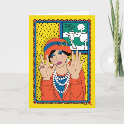 Telling op je eigen_B_Greeting Kaart (Voorkant)