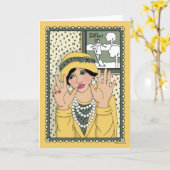 Telling op je eigen_C_Wenskaart Kaart (Gele Bloem)