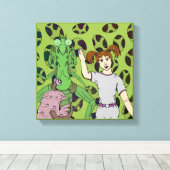 Telling Tales Canvas Afdruk (Insitu (Houten vloer))
