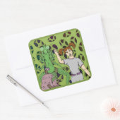 Telling Tales Vierkante Sticker (Envelop)
