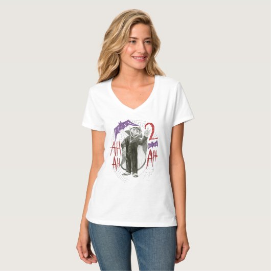 Telling van B&W-schets T-shirt (Voorkant volledig)