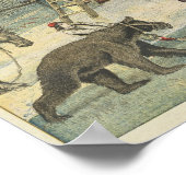 Telling van reizigers in Frankrijk Poster (Hoek)