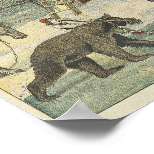 Telling van reizigers in Frankrijk Poster (Hoek)